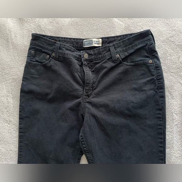 Black Signature Levi Strauss Women’s Jeans 16 Short - Picture 5 of 12